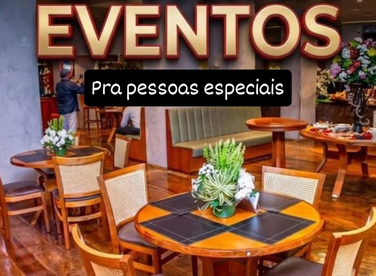 Ambiente decorado para eventos exclusivos